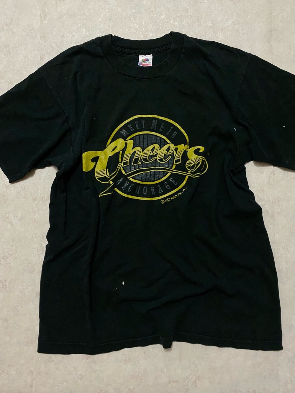93 single stitch t shirt cheers cotton usa